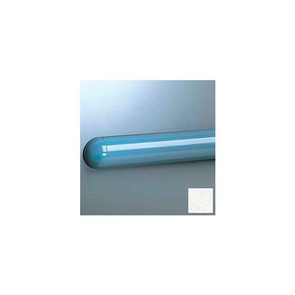 Pawling Accent Rail, Rounded W/Smooth Finish, Aluminum Retainer, 2"H x 12'L, White Sand EBR-30-12-541 - main